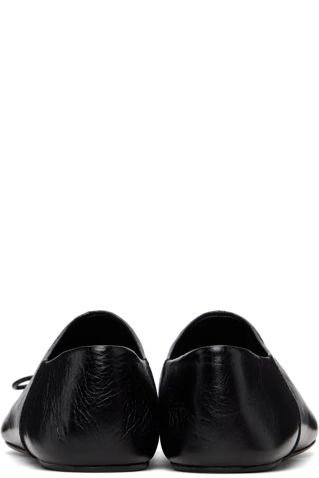 ABRA Black Babouch Ballerina Flats, photo 2 of 5 from SSENSE