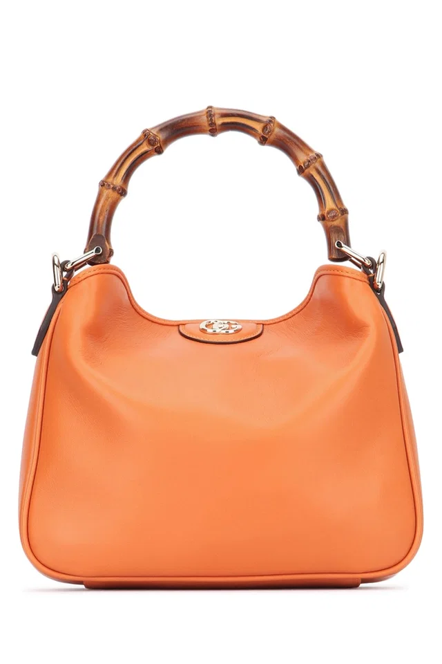 Gucci With Shoulder Bag — Orange Calf Skin in Orange Calfskin from HEWI