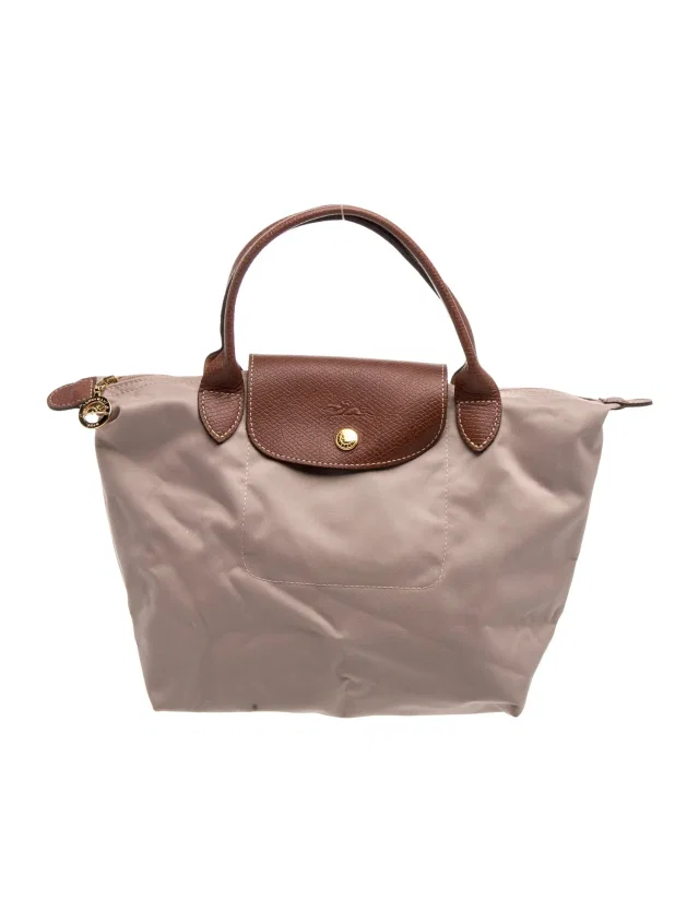 Longchamp Nylon Le Pliage in pink Nylon from The RealReal