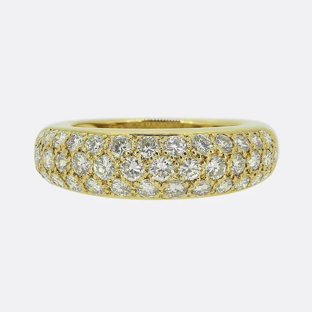 Cartier Pavé Diamond Set Ring from The Vintage Jeweller