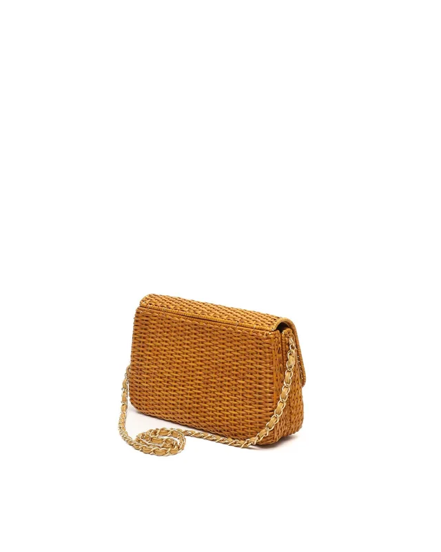 Chanel CC 2001s Timeless Picnic Wicker Flap Bag in Raffia from A Retro Tale, photo 3 of 11