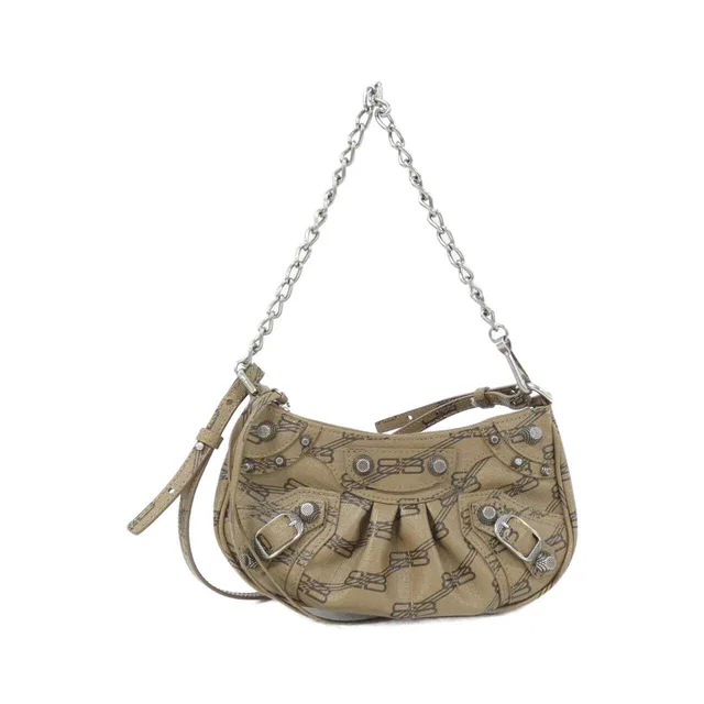 Balenciaga Le Cagole Mini BB Monogram Coated Canvas Shoulder Bag in Coated canvas from LuxUness