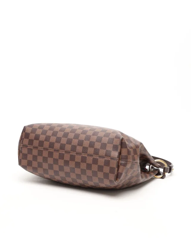 Louis Vuitton Damier Ebene Graceful PM Hobo Bag in Brown Leather from A Retro Tale, photo 4 of 8