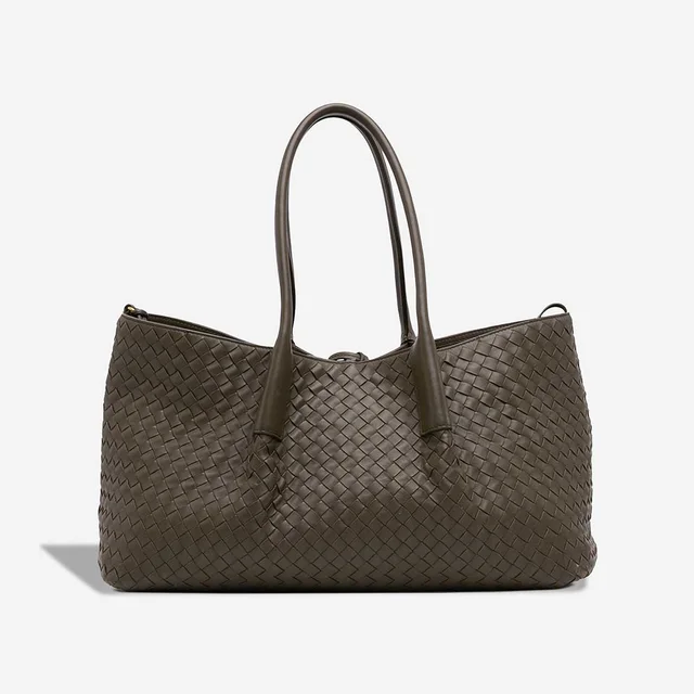 Bottega Veneta Cabat Medium Calf Brown in Brown Calfskin from SACLÀB, photo 2 of 6