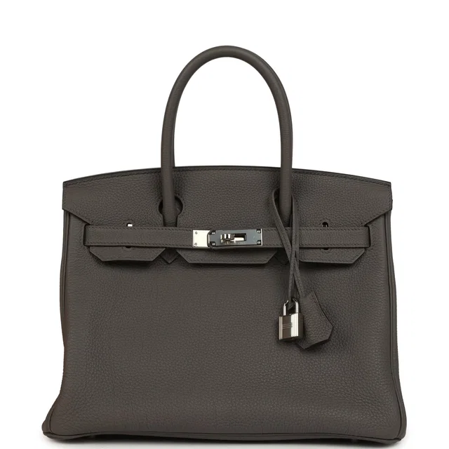 Hermès Birkin 30 Etain Togo Palladium Hardware in Taupe Togo leather from Madison Avenue Couture
