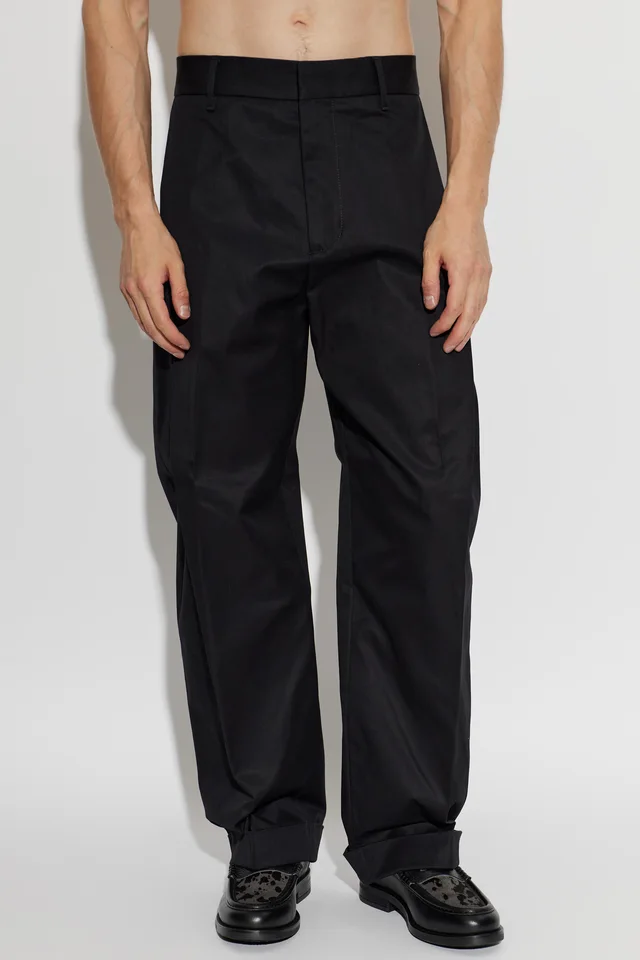 Dsquared2 Pleated-cuff casual trousers, photo 2 of 4 from SENSER