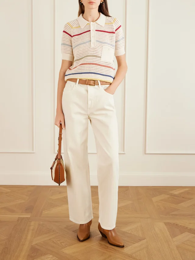ALIX OF BOHEMIA Lessi Carnival cotton-knitted polo shirt, photo 2 of 2 from NET-A-PORTER (Canada)