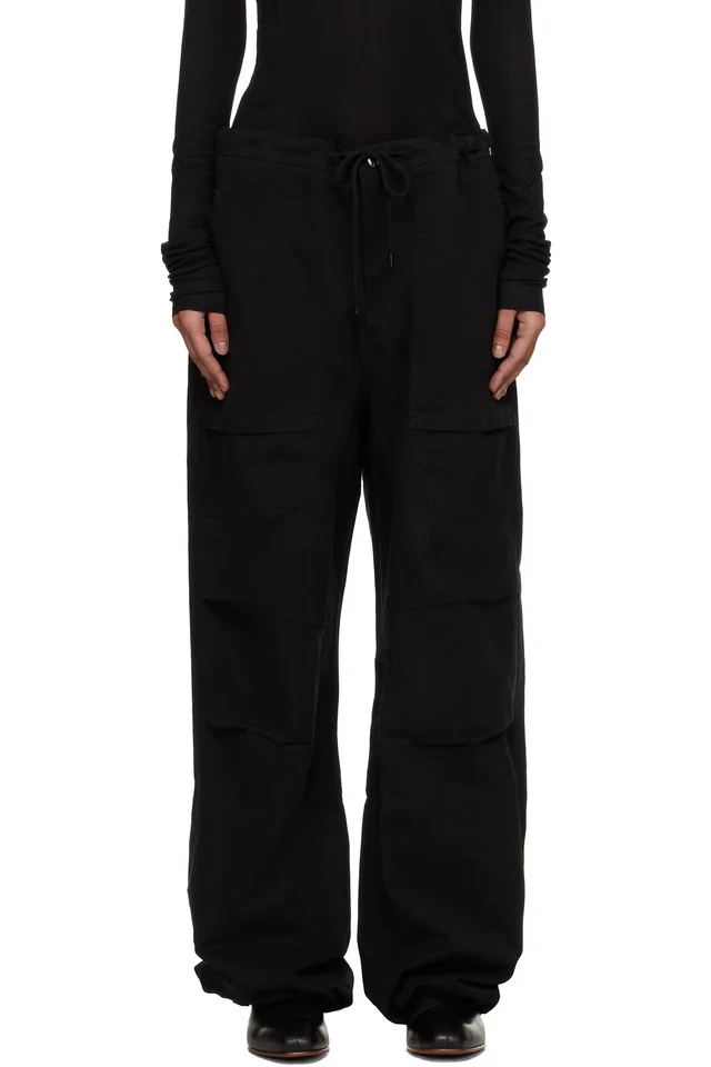Black Barren Cargo Pants, image 1 of 1 from SSENSE