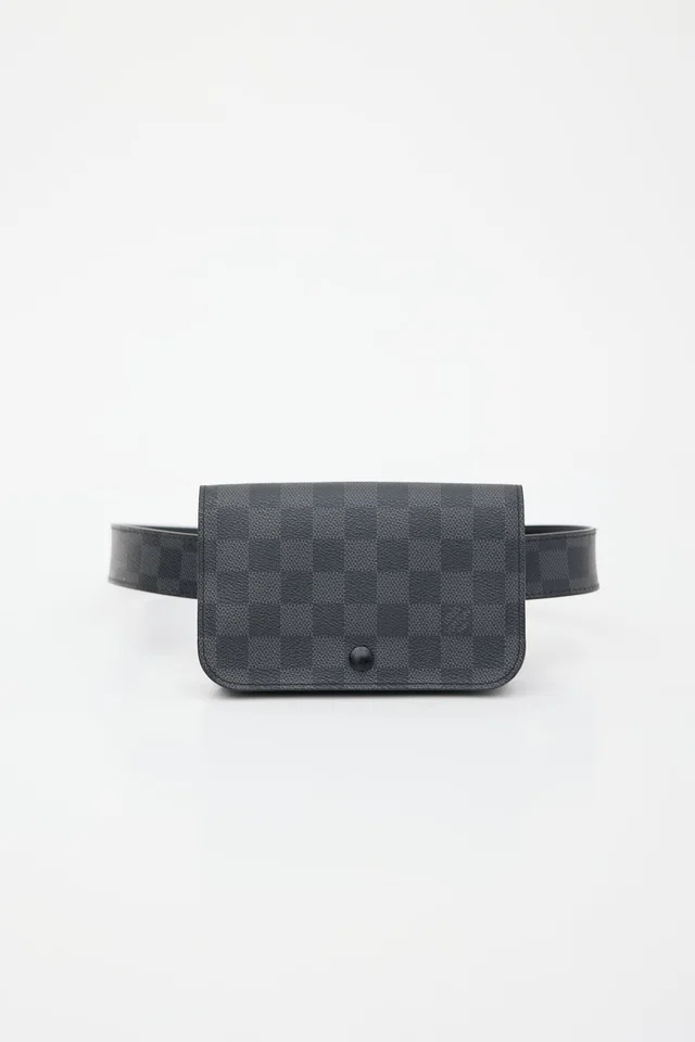 Louis Vuitton 2011 Damier Graphite Belt Bag in Grey Coated canvas from VSP Consignment