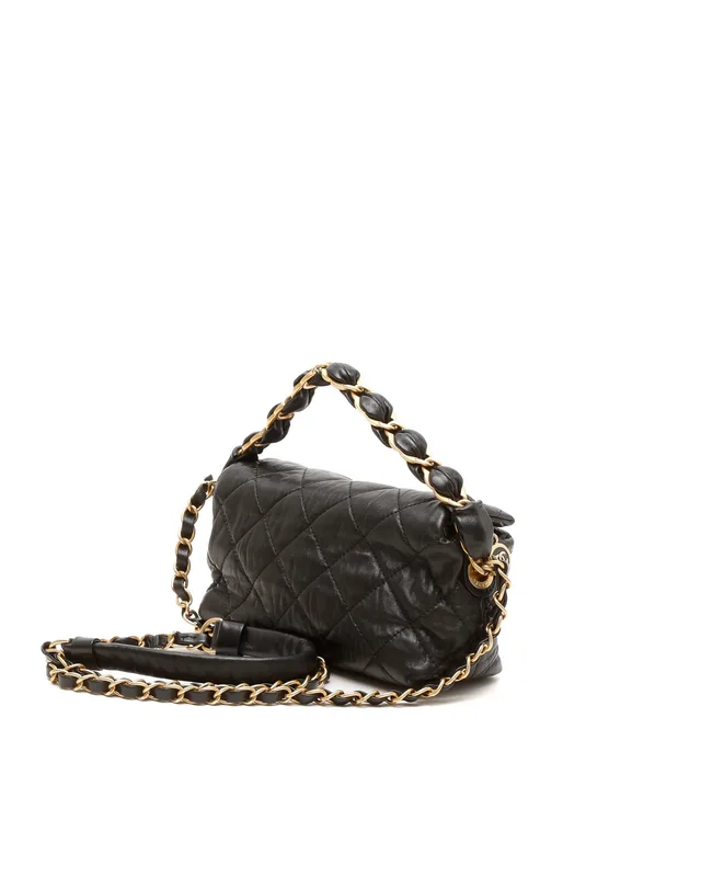 Chanel Small CC Quilted Chain Bag in Leather from A Retro Tale, photo 3 of 7