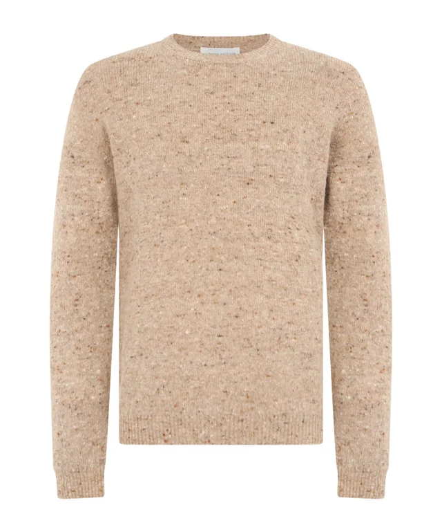 Roberto Collina Flecked Crew Neck Knitted Sweater from SENSER, photo 1 of 1