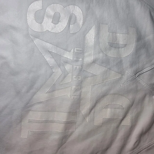 Diesel Crewneck Sweatshirt Box Crop Fit Small X1 in white from Poshmark