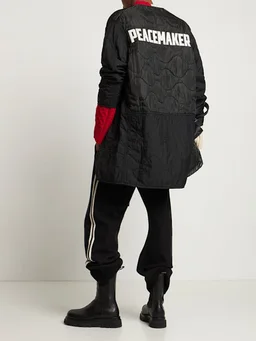 Oamc Quilted jacket with center button fastening in 100% Polyamide, 100% Polyester, photo 2 of 9 from LUISAVIAROMA