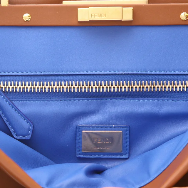 Fendi Peekaboo handbag in Brown Leather from Collector Square, photo 3 of 4