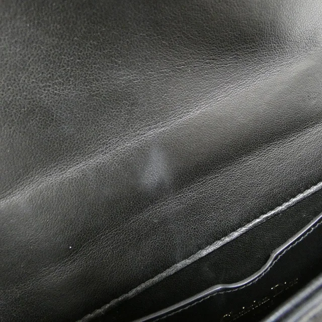 Dior Pouch in BLACK / GOLD metal fittings leather from KOMEHYO, photo 7 of 8