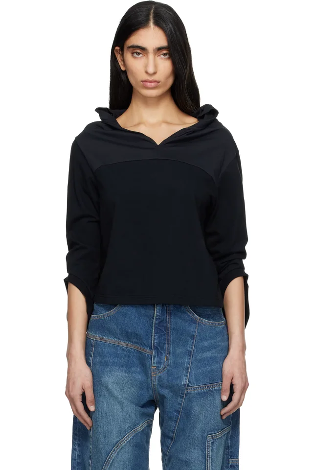 Black UP1F1804 Blouse, image 1 of 1 from SSENSE
