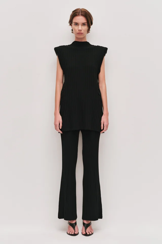 AJE Daphne Knit Tunic in Black from Aje, photo 1 of 1