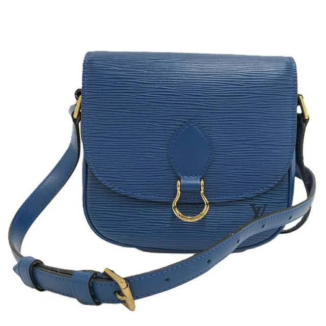 Louis Vuitton Saint Cloud Shoulder Bag Epi Toledo Blue in Blue from The Reluxe