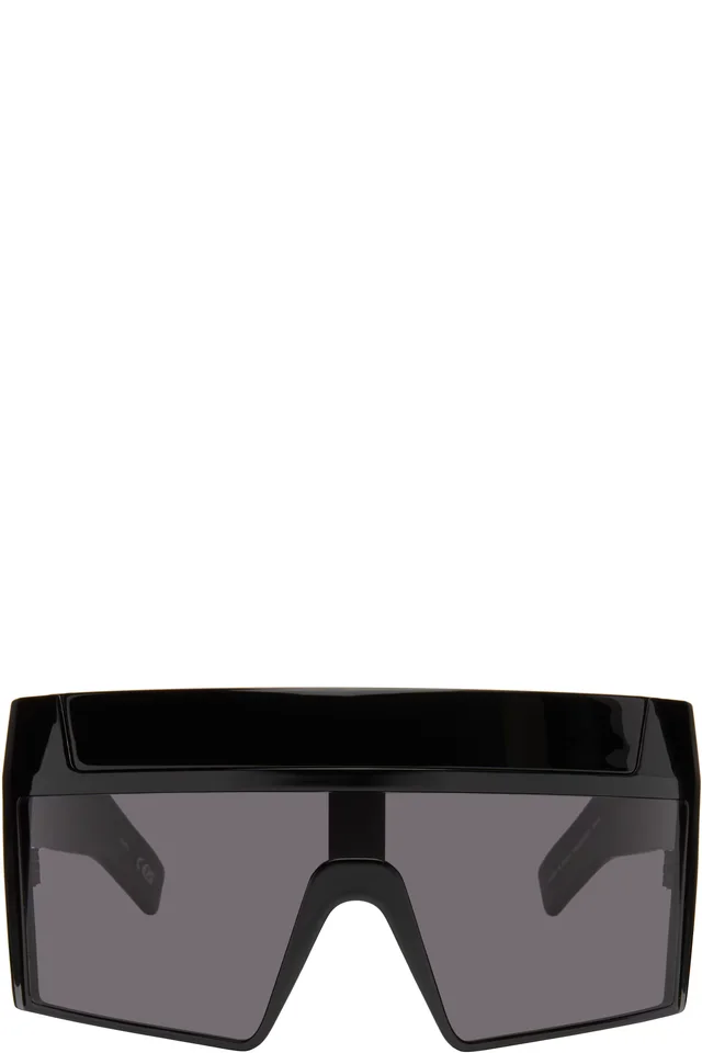 Rick Owens Black SUICIDE Edition Rev Sunglasses, photo 5 of 5 from SSENSE