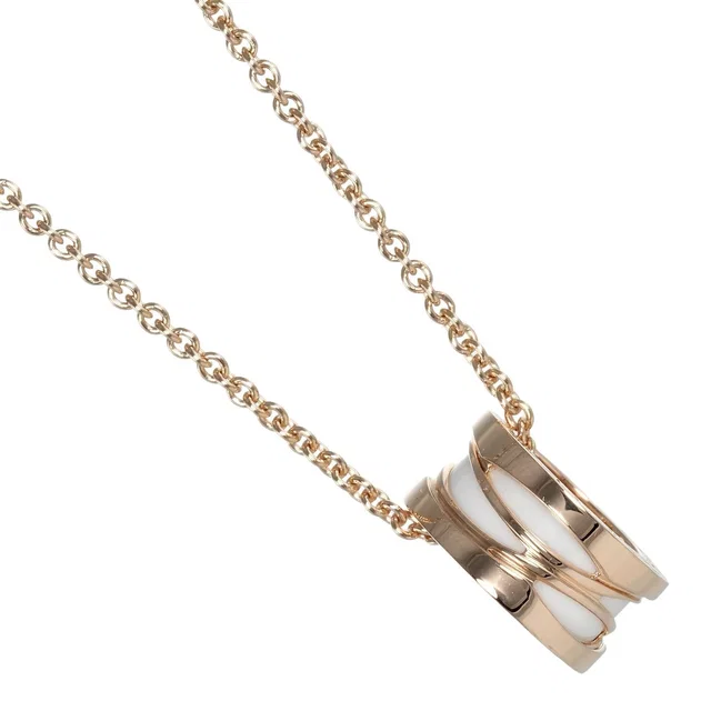 Bvlgari B.ZERO1 Design Legend Au750 Ceramic Necklace in Ceramic from LuxUness