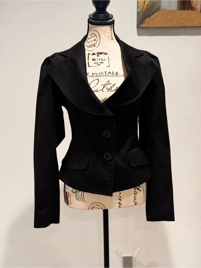 Vivienne Westwood Fitted Two-Button Blazer in black from Poshmark