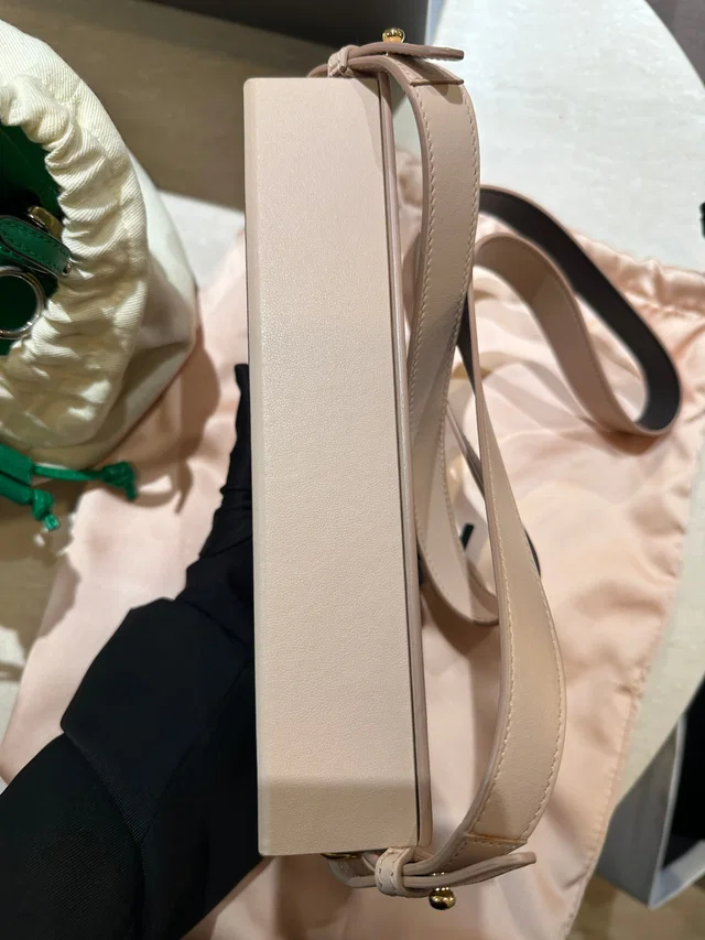 Fendi Horizontal Box Pink Crossbody Bag in Pink Calfskin from Luxury Promise