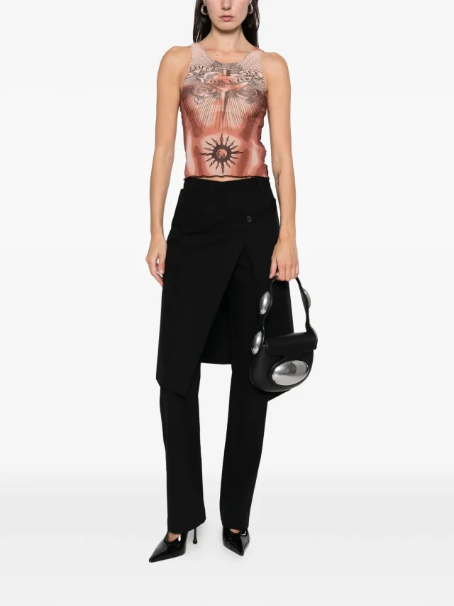 Jean Paul Gaultier graphic-print tank top, photo 2 of 2 from FARFETCH