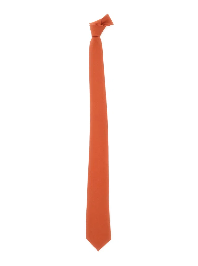 Saint Laurent Papillon Bow Tie — Orange Silk Ties in Orange Silk from HEWI
