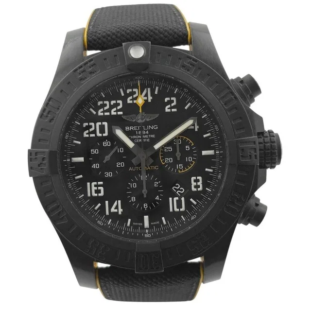 Breitling Avenger Hurricane Chronograph Automatic Black Dial Mens Watch XB1210 in black from Jomashop.com