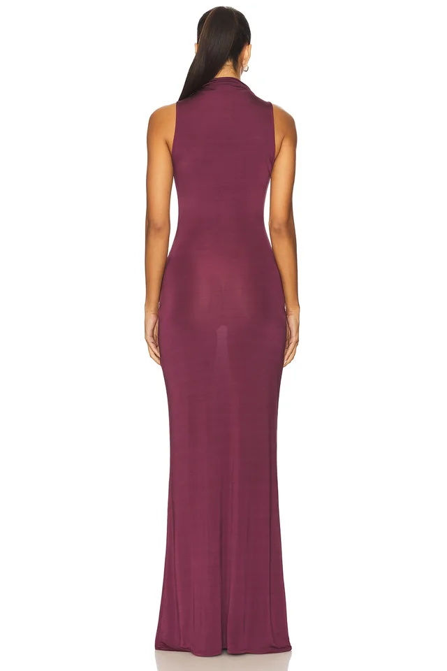 Lovers and Friends Lotte Gown in Plum, photo 3 of 3 from REVOLVE (Canada)