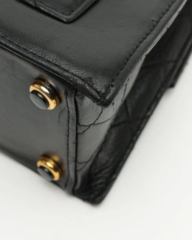 Chanel Trapezoid Flap Bag in Leather from A Retro Tale, photo 6 of 11