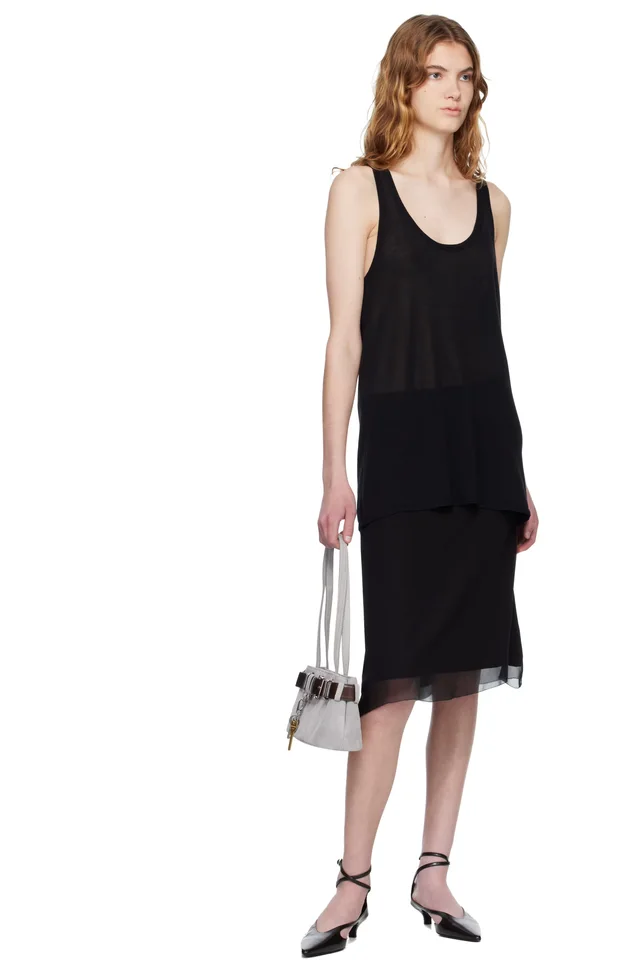 OSOI Gray Shoulder Brocle Mini Bag, photo 4 of 4 from SSENSE