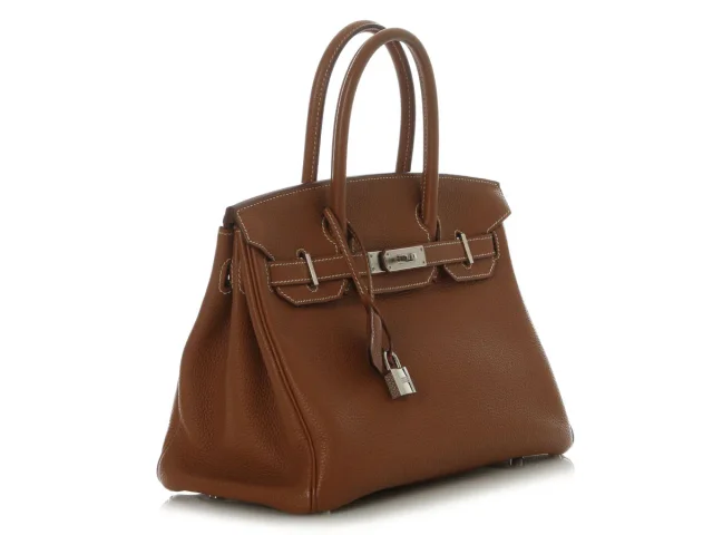 Hermès Gold Togo Birkin 30 in Gold Togo leather from Ann's Fabulous Finds, photo 5 of 11