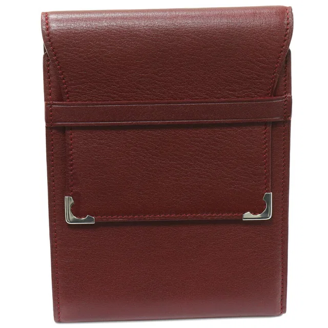 Cartier Calfskin Cabochon Line Bi-fold Wallet L3000580 in Calfskin from LuxUness