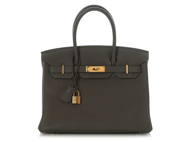 Hermès Etain Togo Birkin 30 in Taupe Togo leather from Ann's Fabulous Finds