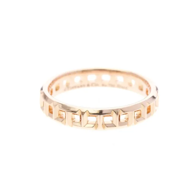 Tiffany & Co. T True Narrow Ring 18K Rose Gold Polished in Pink gold Pink gold (18K) from Elady
