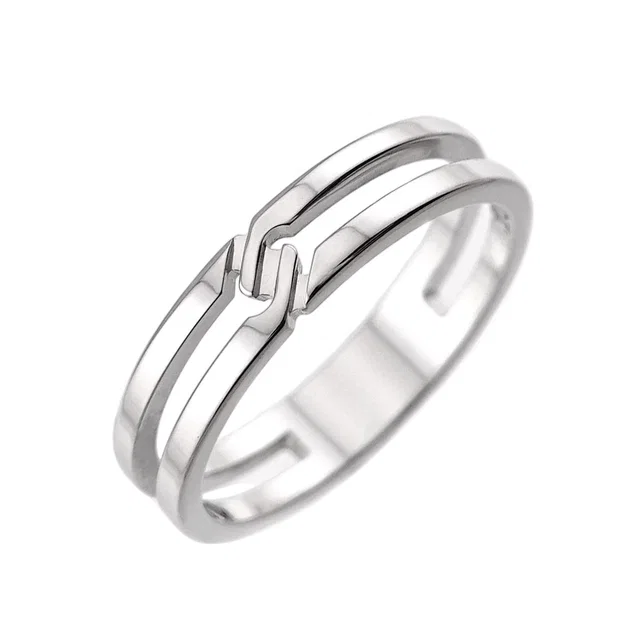 Gucci Infinity Ring 18k White Gold 750 in White from The Reluxe