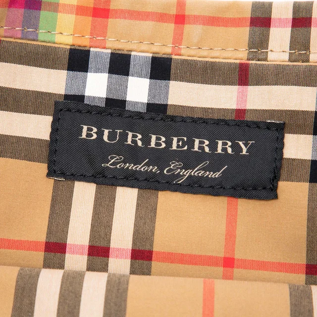 Beige Burberry House Check Canvas Rainbow Tote in Beige Canvas from Designer Revival, photo 5 of 6