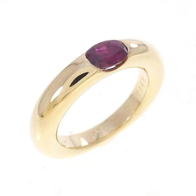 Cartier Ellipse Au750 Ruby Ring Size 10 from LuxUness