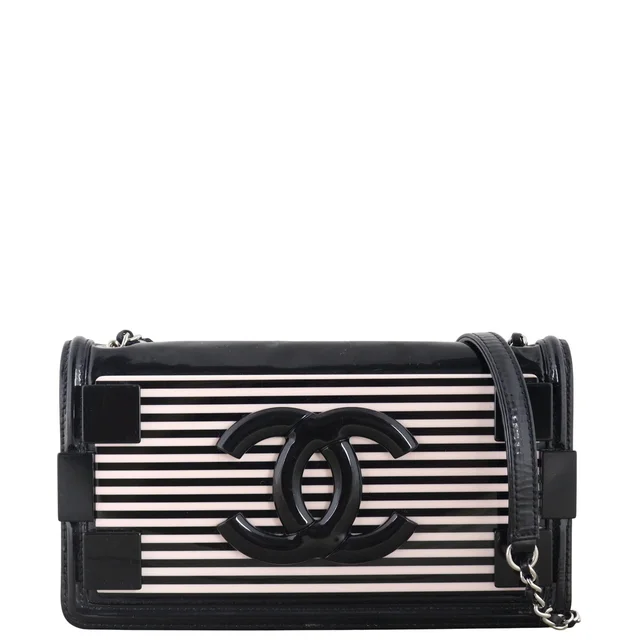 Chanel CC Boy Plexiglass Lego Brick Bag in Resin from Luxe.It.Fwd