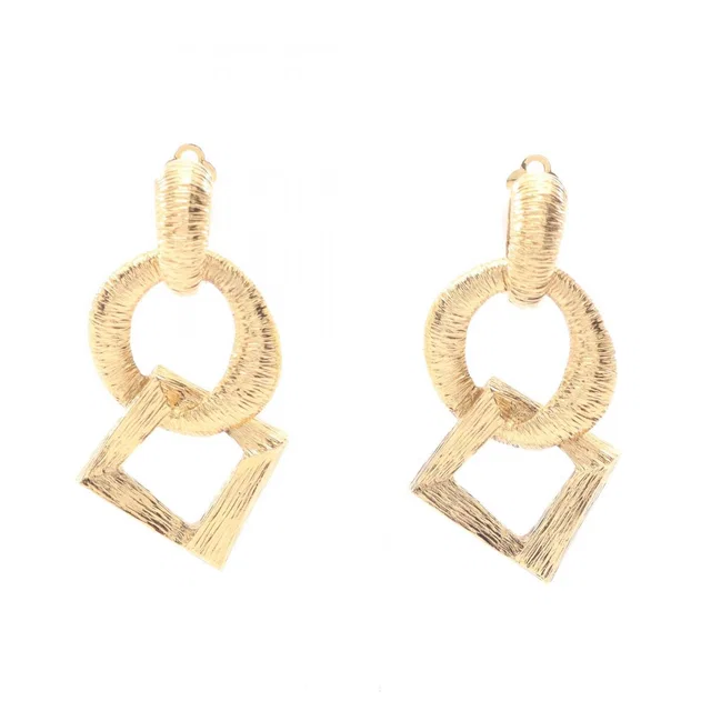 Saint Laurent Earrings Gold in Gold from The Reluxe