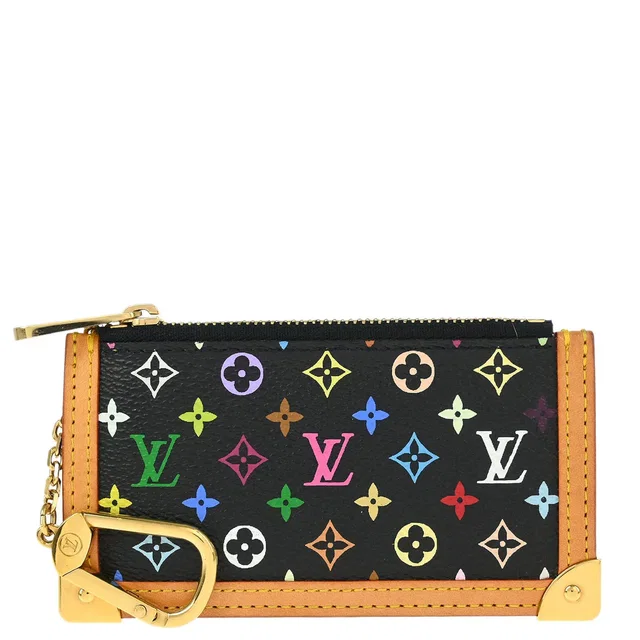 Louis Vuitton 2005 Multicolor Pochette Cles Coin Case Wallet M92654 in Multicolor Canvas from AMORE Vintage Tokyo