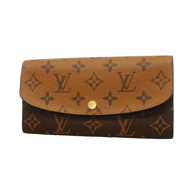 Louis Vuitton Wallet Monogram Reverse Portefeuille Emily Brown in Brown from The Reluxe