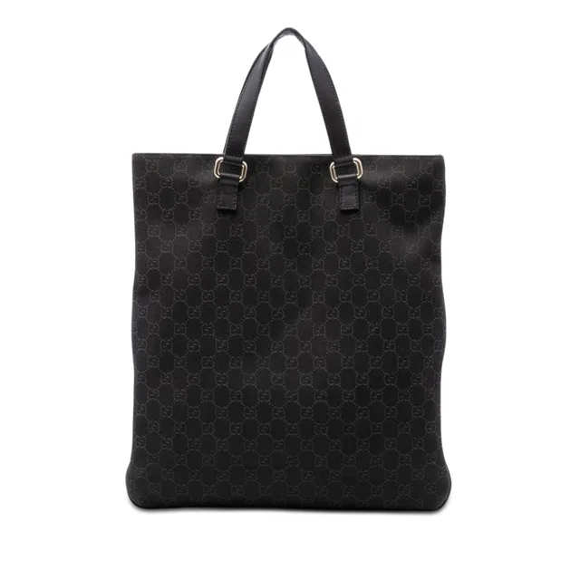 Brown Gucci GG Denim Tote in Brown Denim from Designer Revival