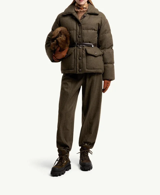 Moncler Grenoble Monteain Loden Short Down Jacket, photo 3 of 8 from SENSER