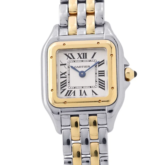 PANTHERE de Cartier SM H30mm×W22mm Stainless Steel K18YG Silver DialW2PN0006 in Silver from GALLERY RARE