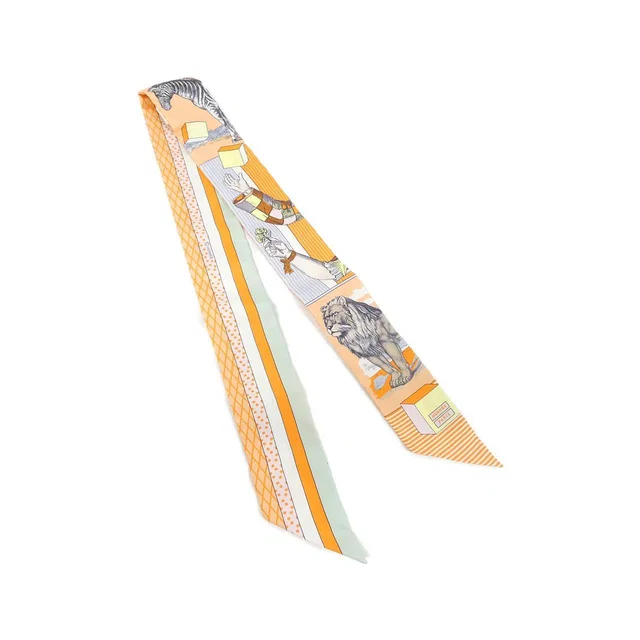 Hermès Grand Theatre Nouveau Twilly Scarf in Silk from The Reluxe