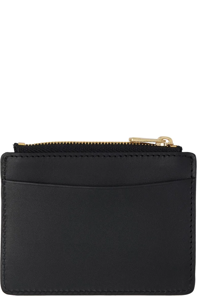 A.P.C. Black Paris Cardholder, photo 2 of 2 from SSENSE