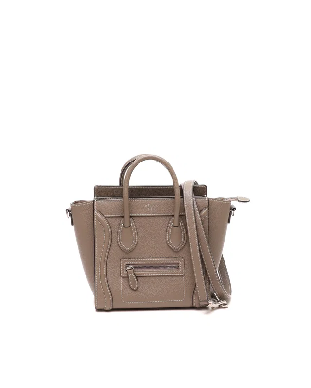 Celine Nano Luggage Bag in Leather from A Retro Tale