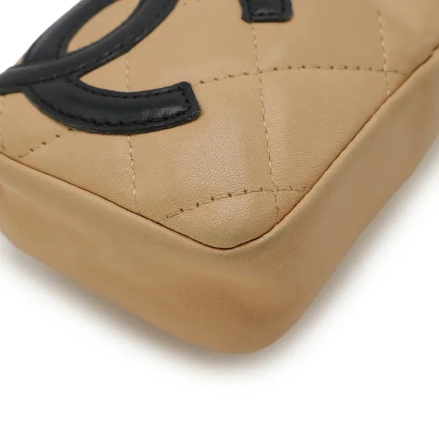 Chanel Cambon Line Leather Cigarette Case Pouch in Beige Others from LuxUness, photo 5 of 9